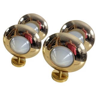 Regency Italian Wall Lamps, 1970s, Set of 4 For Sale