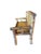 This settee and coffee table features very large, mature stalks of cut bamboo constructed to create oversized proportions....