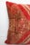 Red Bohemian Decor Pillow – Handmade From Vintage Turkish Rug -24'' X 24'' For Sale - Image 8 of 9