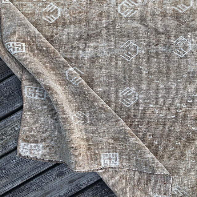 Tribal Antique Turkmen Rug | Tribal | 5'x7' For Sale - Image 3 of 7