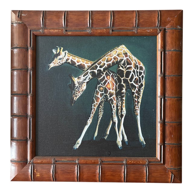 Helmut Koller Giraffes Giclee For Sale