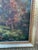 Wood Antique Hand Painted Framed Oil on Canvas Landscape Painting, Early 20th Century For Sale - Image 7 of 10
