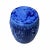 Chinese Mixed Blue Round Lotus Clay Ceramic Garden Stool Table For Sale - Image 4 of 7