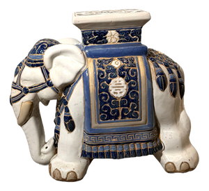 Elephant Garden Stool in Ceramic