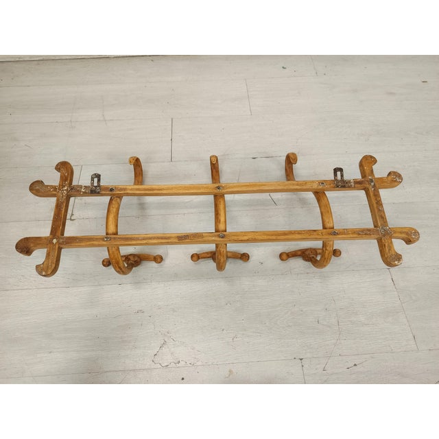 Wall-Mounted Coat Rack from Thonet, 1890s For Sale - Image 13 of 15