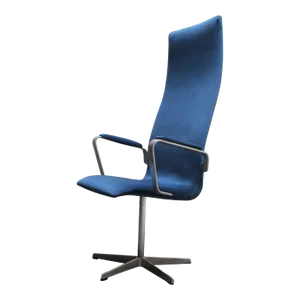 Vintage Arne Jacobsen for Fritz Hansen "Oxford" Swivel Desk/Arm Chair