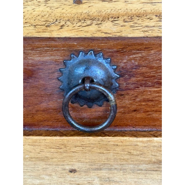 Antique Spanish Solide Olive Locking Pie or Larder Cabinet For Sale - Image 14 of 18