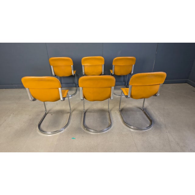 Vintage Dining Chairs from Cidue, 1970s, Set of 6 For Sale - Image 14 of 16