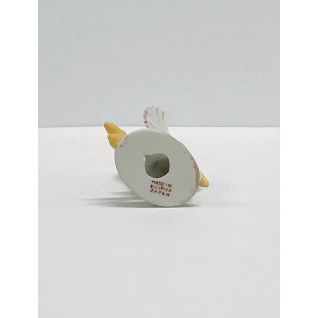 Vintage 1940s Japanese Porcelain White Heron Figurine For Sale - Image 4 of 5
