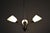 Mid-Century Chandelier in Brass and Frosted Glass, Czech, 1950s For Sale - Image 11 of 12
