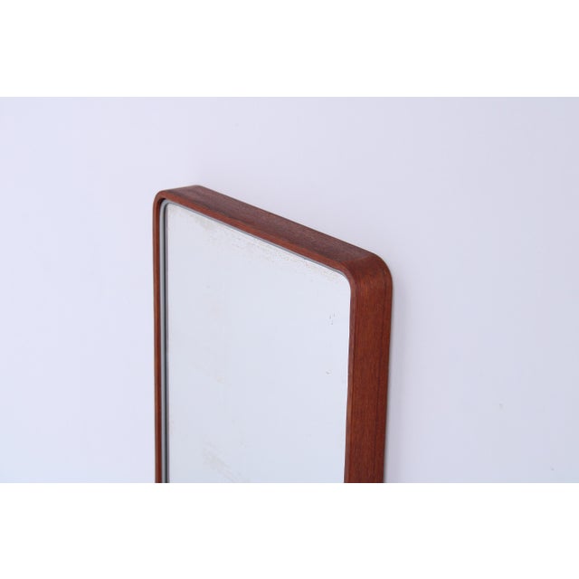 Teak Euroika Console Mirror by Friso Kramer for Auping, 1960s For Sale - Image 9 of 17