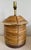 Vintage Pencil Reed Rattan Lamp With Brass Accents For Sale In Miami - Image 6 of 9