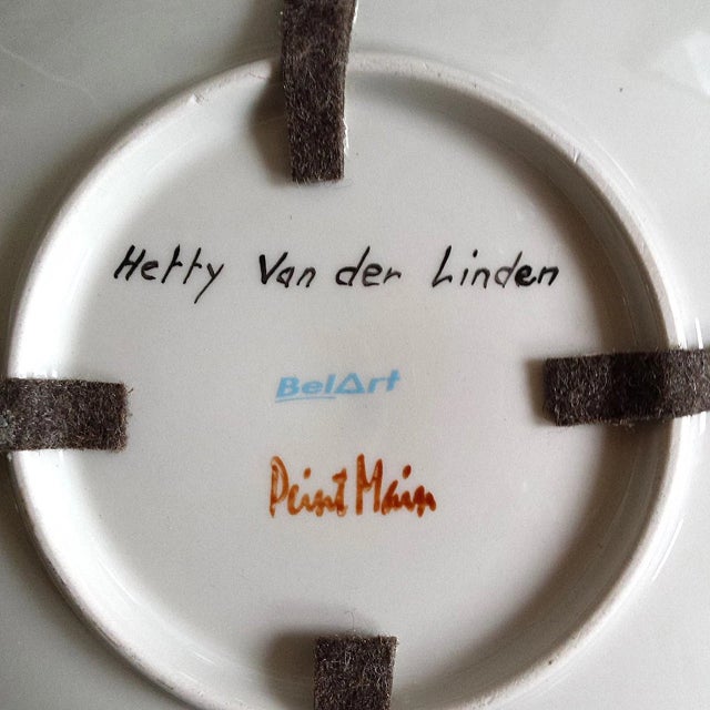 Ceramic Centerpiece Bowl by Hetty Van Der Linden For Sale - Image 4 of 4