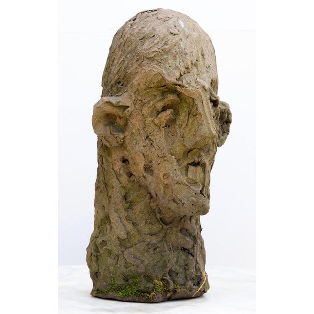 Ceramic Expressionist Ceramic Head in Refractory Stoneware with Kintsugi, 2010s For Sale - Image 7 of 15