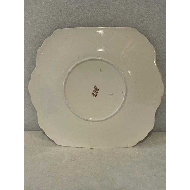 Perfect for your tea cakes! A vintage English serving plate in Imari colors.