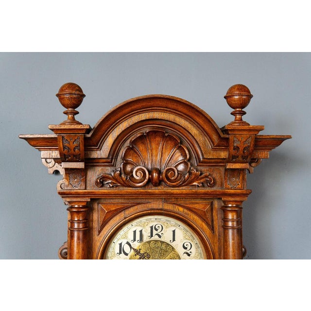 Brown Manor Clock from Lenzkirch For Sale - Image 8 of 18