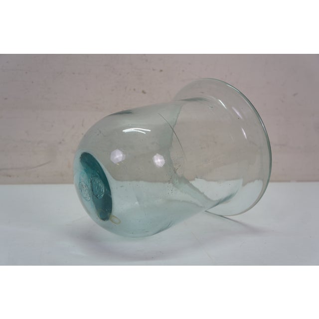 Hand Blown Glass Cloche Apothecary Bell Jar Display Dome Terrarium 10" For Sale - Image 12 of 12