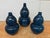 Blue Martino Interiors Double Gourd Ceramic Vases, Set of Three For Sale - Image 8 of 12