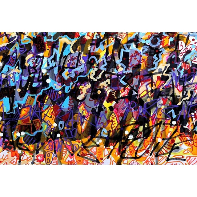 Contemporary Richard Saint-Amans, Calligraff 6, 2019, Screenprint For Sale - Image 3 of 11