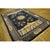 Textile 1920s Navy Blue Birds Medallion Antique Chinese Peking Carpet Knotted Wool Rug For Sale - Image 7 of 11