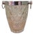 Glass Art Deco Diamond Pattern Champagne Wine Cooler, 1930 For Sale - Image 7 of 7