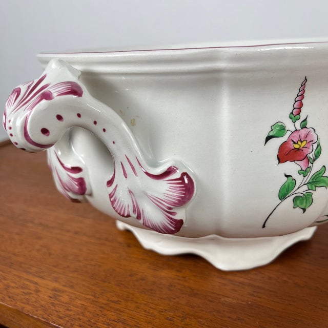 Soup Tureen with Handle from KG Lunéville, 1950 For Sale - Image 10 of 12