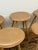Mater Space Copenhagen for Mater Soaped Oak Wood Counter Stools, Set of Six For Sale - Image 4 of 12