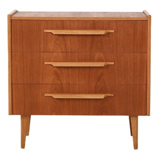 Scandinavian Chest of Drawers in Teak and Oak, 1950s For Sale