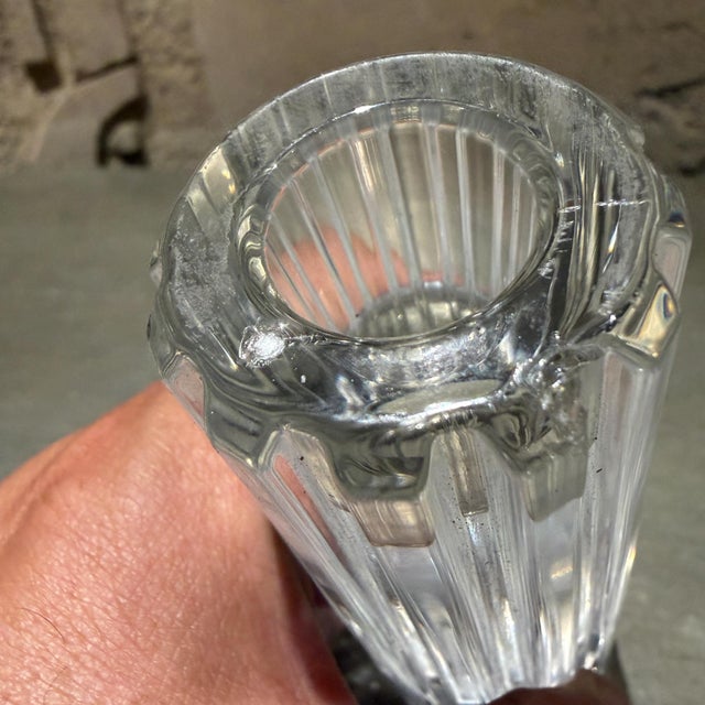 Tiffany & Co. Rock Cut Crystal Votive Candle Holder Set of 2 For Sale - Image 16 of 16