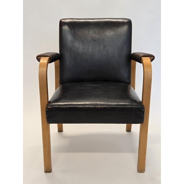 1950s Vintage Model 46 Armchair by Alvar Aalto for Artek, 1950s For Sale - Image 5 of 13