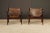Mid-Century Modern Sergio Rodrigues 'Kilin' Lounge Chairs in Rosewood & Leather, Oca, Brazil 1970s For Sale - Image 3 of 18