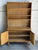Wood Vintage Danish Oak Secretary Cabinet in Style of Henning Kjærnulf Scandinavian Bookcase Hutch For Sale - Image 7 of 9