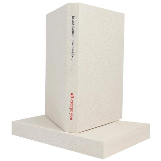 Modern 1983 Saul Steinberg 'Saul Steinberg: All Except You' Modernism White Book For Sale - Image 3 of 3