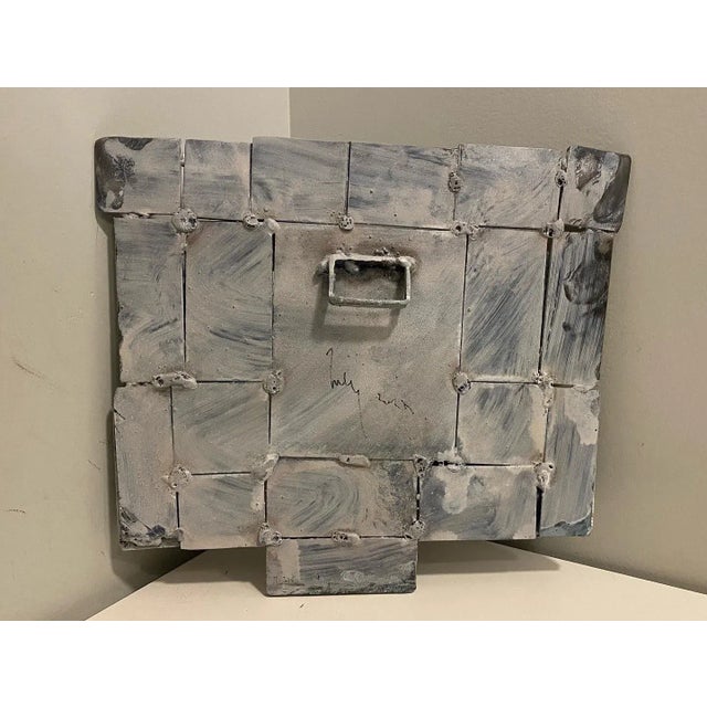 Ernst Zahnweh (1960-), Modern German Steel Relief Sculpture, Signed For Sale - Image 4 of 7