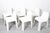 Set of 6 fiberglass chairs model OZOO 700 designed by Marc Berthier for Roche Bobois, France 1970s. The chairs are...
