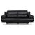 Model 6500 2-Seater Sofa in Black Leather from Rolf Benz For Sale - Image 14 of 14