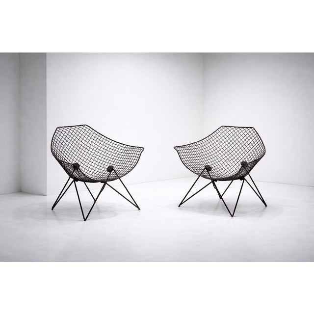 Iron Du 43 Armchairs by Gastone Rinaldi for Rima, 1953, Set of 2 For Sale - Image 15 of 15
