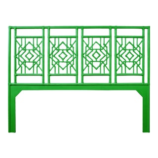 Tulum Headboard King - Bright Green For Sale