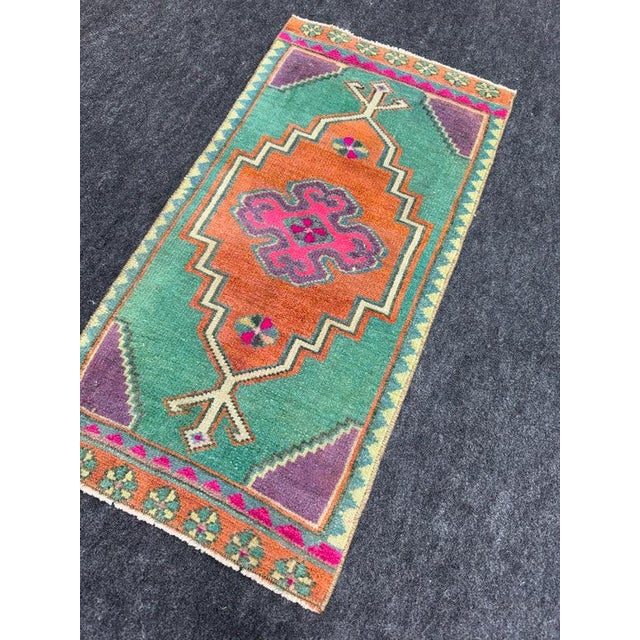 Early 21st Century Turkish Yastik Rug 1'5" x 2'9" For Sale - Image 5 of 5