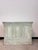 Teal Antique French Painted Pine Buffet, Sage Green Patina, Two-Door Sideboard, 50.5"w For Sale - Image 8 of 9