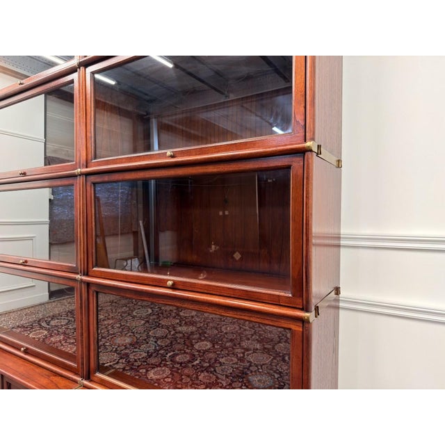 English Bookcase from Globe Wernicke, Set of 4 For Sale - Image 12 of 18