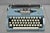 Vintage Brother Webster Xl-747 Portable Typewriter Baby Blue With Metal Case For Sale - Image 12 of 12