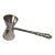 French Silver Double Jigger With Etched “Measure” on the Handle For Sale