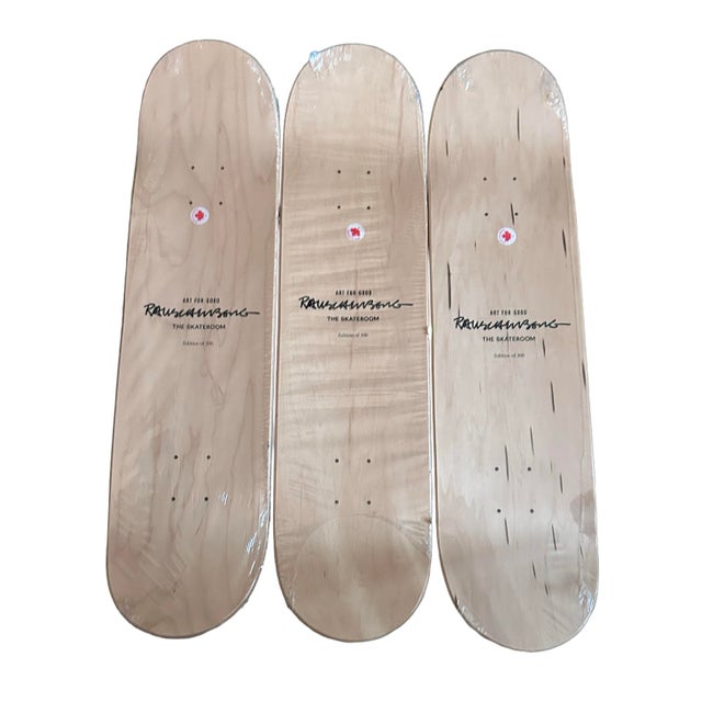 Limited Edition Skateroom Triptych of Robert Rauschenberg From 2017 of His Work ‘Overdrive’ From 1963. 1 of 300. For Sale In Los Angeles - Image 6 of 7