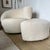 Late 20th Century Vladimir Kagan for Directional Nautilus Chair and Ottoman For Sale - Image 12 of 12