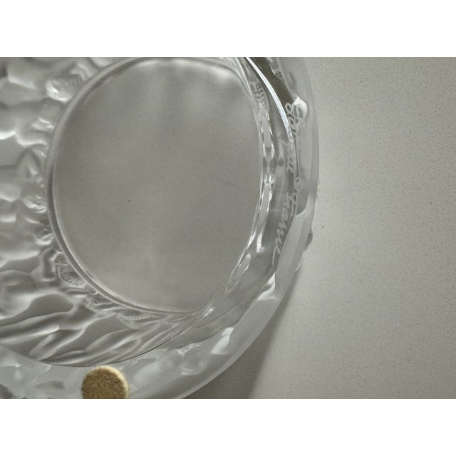 Glass 1990s Lalique Crystal Efants Box For Sale - Image 7 of 8