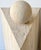 Italian Brutalist/Postmodern Sculptural Geometric Travertine Bases in the Style of Enzo Mari/Fratelli Mannelli For Sale - Image 9 of 9