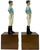 Wood Pair Vintage Vanderbilt Whitney Estate Equestrian Jockey Bookends For Sale - Image 7 of 10