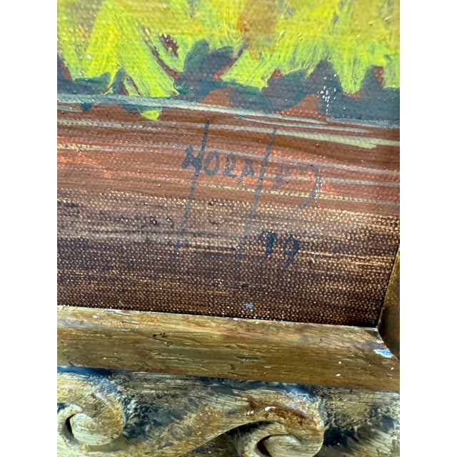 Design Plus Gallery presents a Still Life of a Marigold Cupboard in Acrylic Paint. The painting is signed and dated on the...