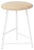 Small Pebble Bar Stool in Oiled Ash and Pure White by Warm Nordic For Sale